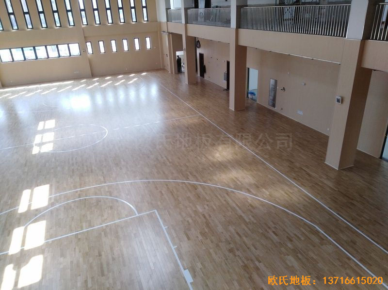 上海嘉定區(qū)大居小學(xué)體育木地板鋪設(shè)案例