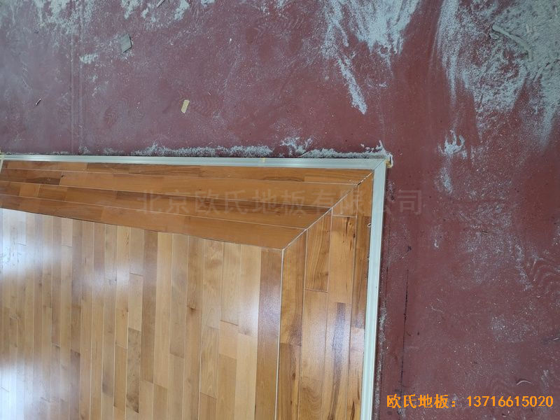 山東臨沂市監(jiān)獄體育木地板施工案例