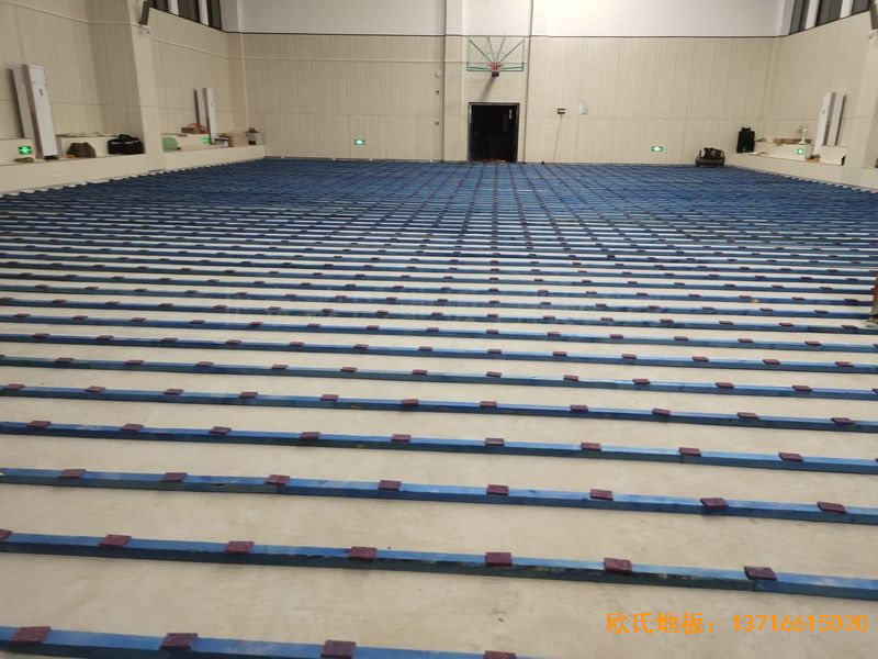 江西吉水縣城南第二小學(xué)運(yùn)動(dòng)地板施工案例