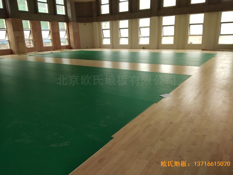 遵義仁懷市茅臺文體中心運動木地板安裝案例