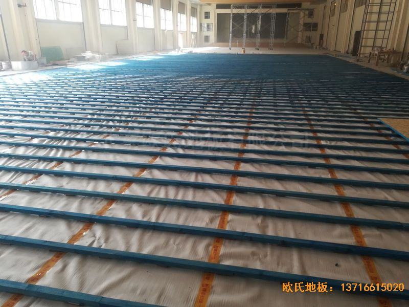 陜西榆林神木何家塔煤礦運(yùn)動(dòng)木地板鋪設(shè)案例