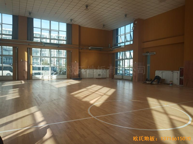 北京大興區(qū)團河路98號運動地板安裝案例