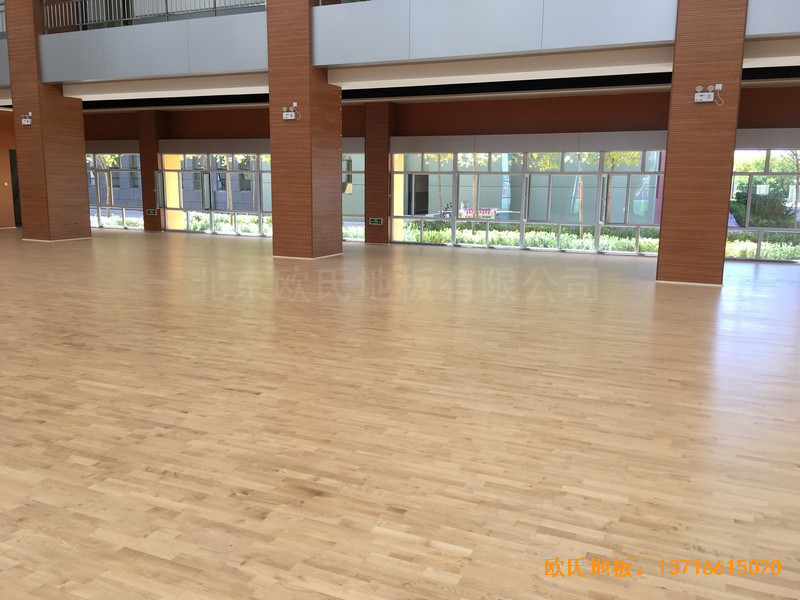 山西晉中榆次區(qū)寇村小學(xué)運(yùn)動(dòng)館體育地板安裝案例4