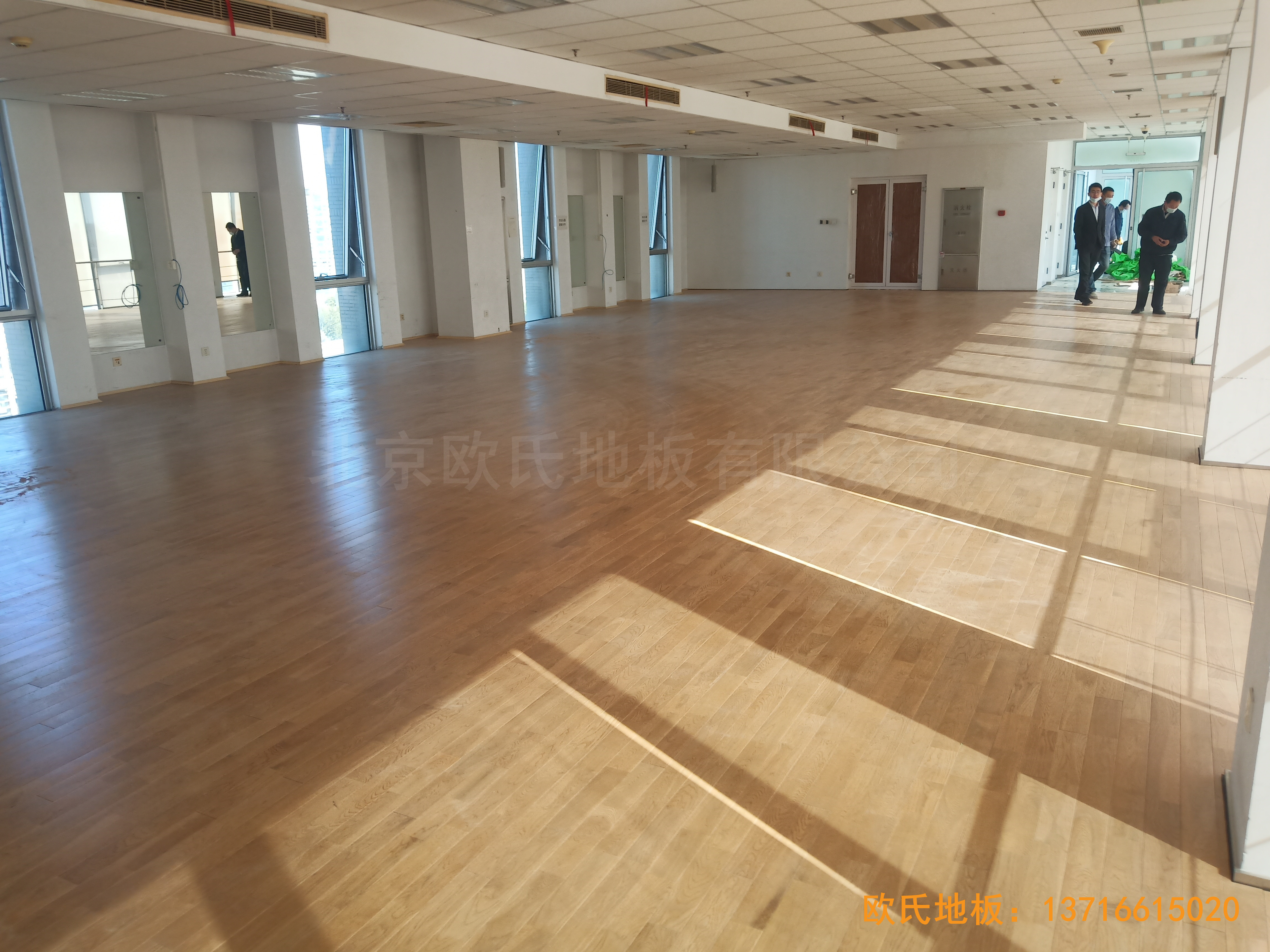 中國科學院技術研究所運動館體育木地板鋪裝案例4