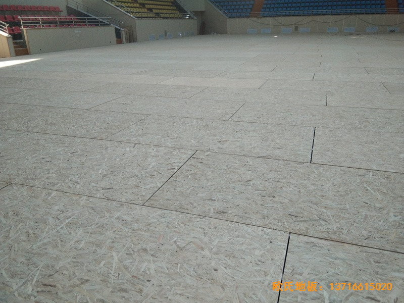 廣西全州體育館體育地板鋪設(shè)案例2
