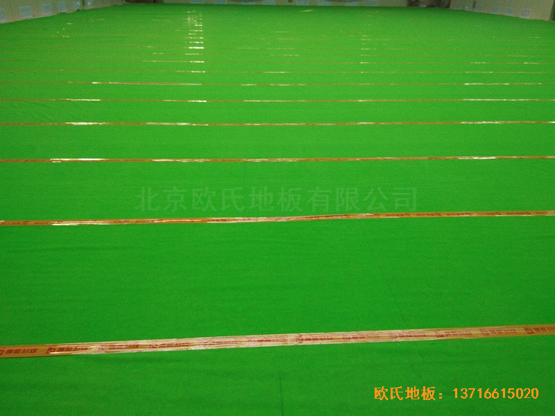 廣西全州體育館體育地板鋪設(shè)案例3