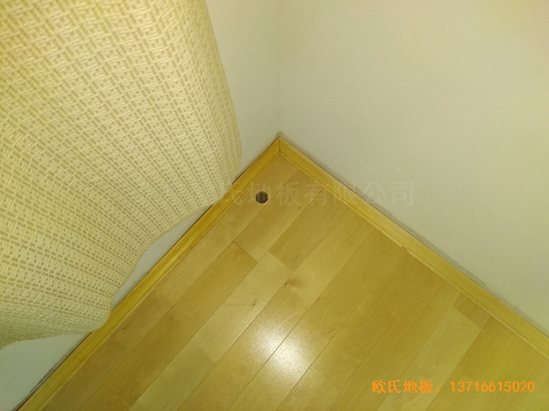 徐州北供電車間休閑館體育木地板施工案例4