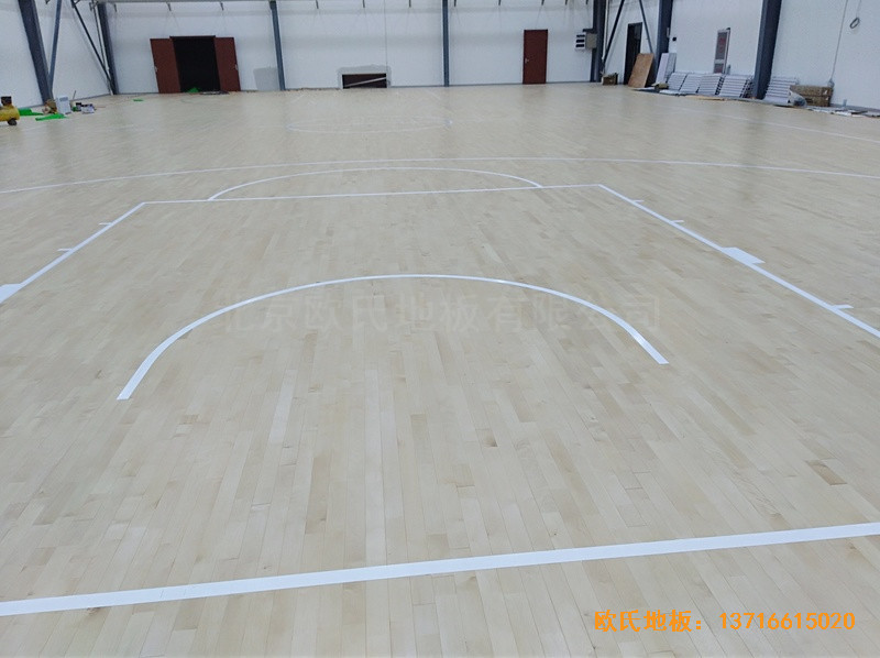 杭州蕭山電力分公司文體中心體育木地板安裝案例4