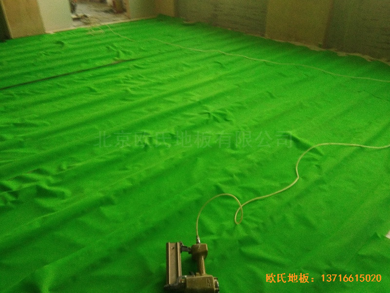 臨沂飛天舞蹈學(xué)校體育地板鋪裝案例2