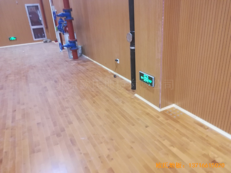 江蘇上海大眾儀征分公司運動館運動地板鋪設案例4