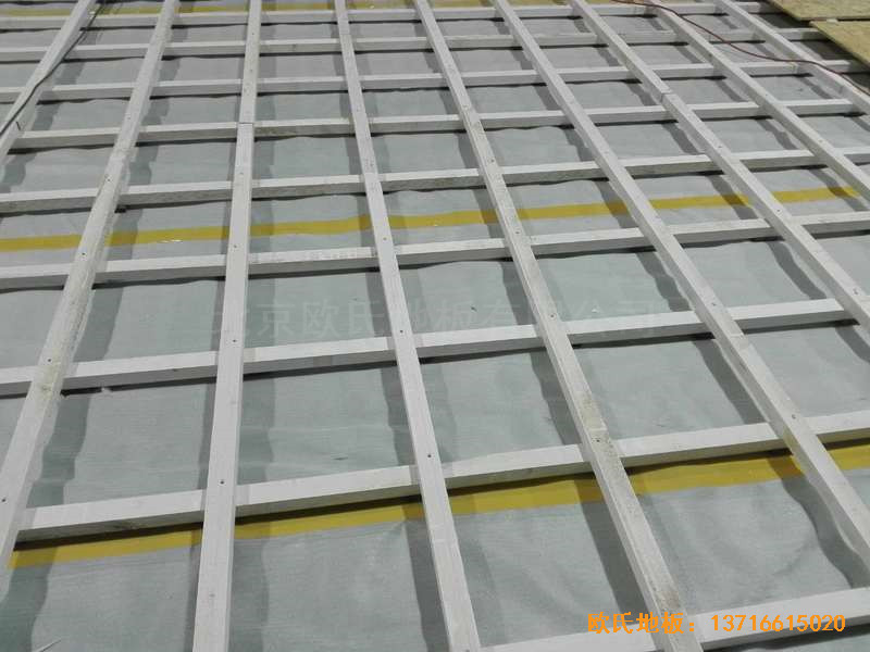 江蘇農(nóng)貿(mào)市場體育館運(yùn)動(dòng)地板施工案例1