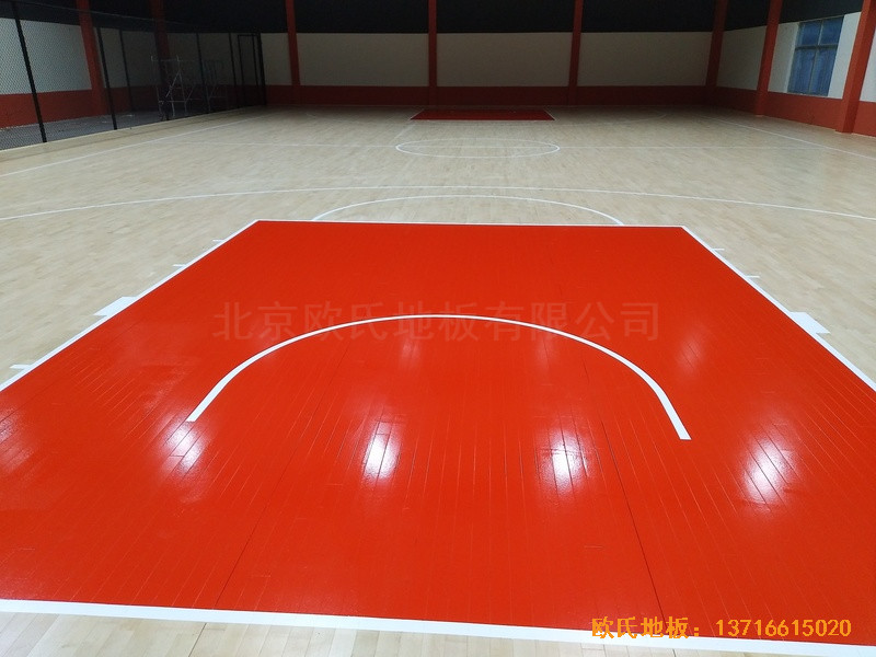 江蘇南通如東縣藍球樂園體育地板鋪設案例5
