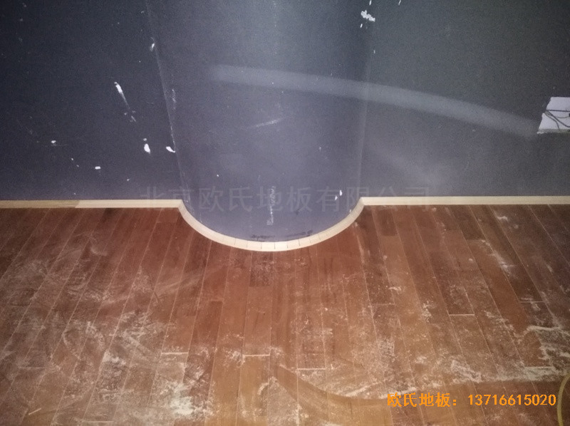 云南怒江百花嶺特色村舞臺運動地板施工案例5