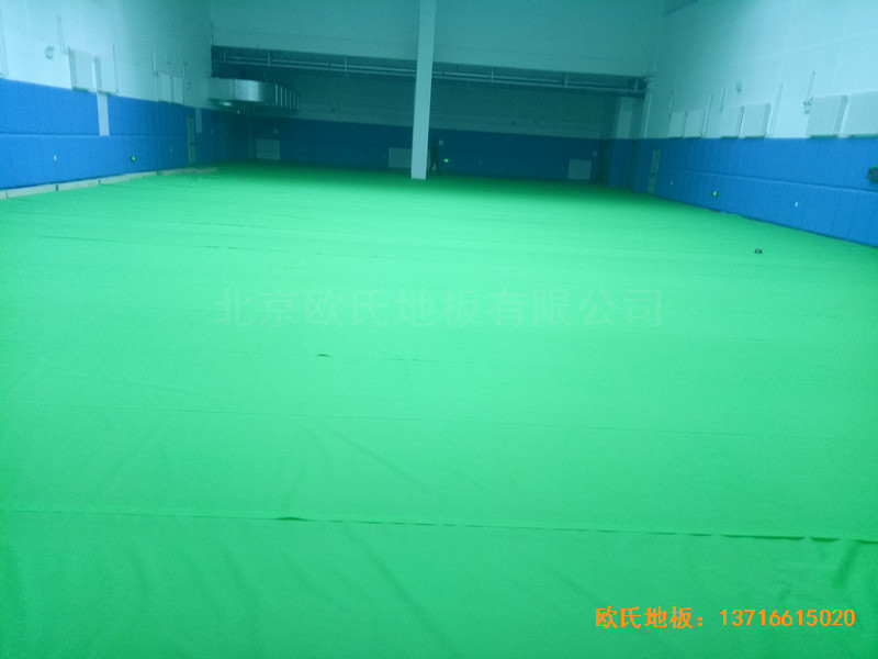 長春十一高中北湖學(xué)校體育館運(yùn)動地板鋪設(shè)案例2