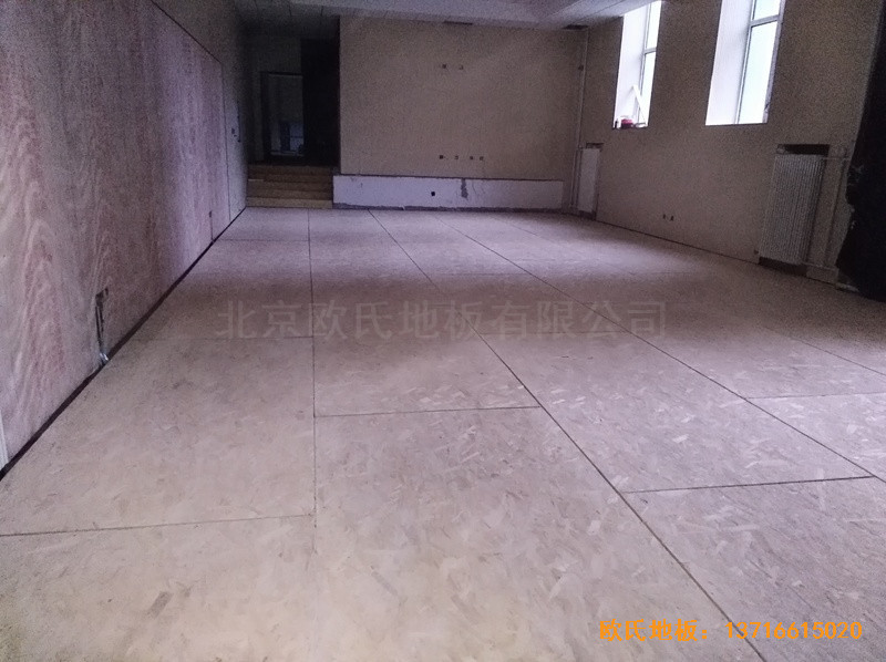 北京朝陽運動館運動地板安裝案例3