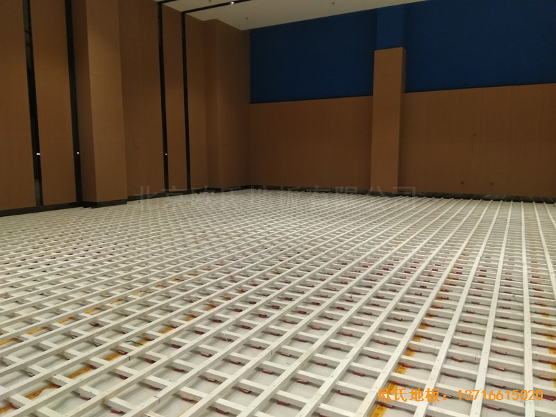山東臨沂掌舵會(huì)所運(yùn)動(dòng)館運(yùn)動(dòng)地板鋪設(shè)案例1