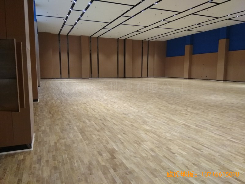 山東臨沂掌舵會(huì)所運(yùn)動(dòng)館運(yùn)動(dòng)地板鋪設(shè)案例3