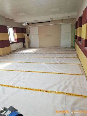 北京中國(guó)礦業(yè)大學(xué)附屬中學(xué)體育木地板施工案例