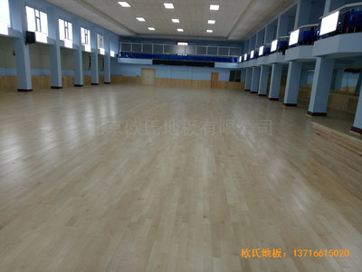 圖們鐵路運動館運動地板施工案例