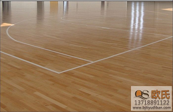楓樺木籃球地板，時尚而簡約！