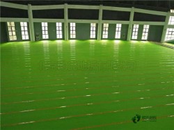 中等運(yùn)動(dòng)型木地板施工