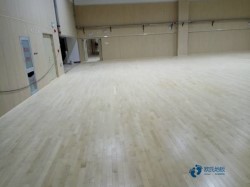 普通運(yùn)動(dòng)型木地板施工流程