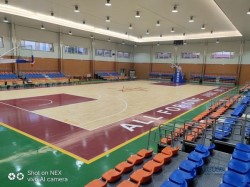 中等運(yùn)動籃球木地板施工步驟