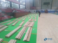 一般籃球體育木地板施工隊(duì)