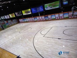 普通籃球地板施工流程