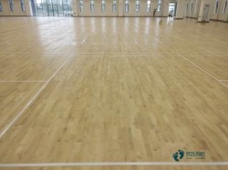 學(xué)校俄勒岡松舞臺(tái)運(yùn)動(dòng)型木地板施工方案