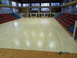籃球館木地板特性
