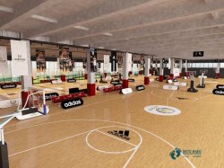 小學(xué)俄勒岡松舞臺體育場地木地板施工步驟