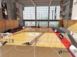 俄勒岡松舞臺(tái)場(chǎng)館木地板施工